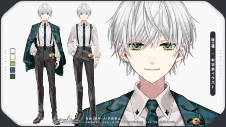 逢士様/Live2D用イラスト